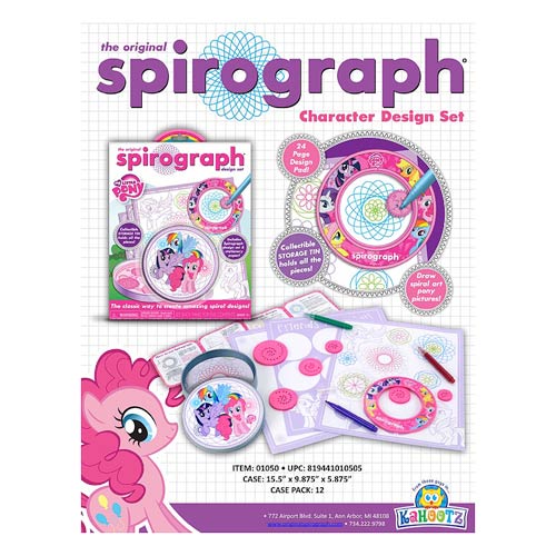 My Little Pony: Friendship is Magic Spirograph Collectible Tin Design Set